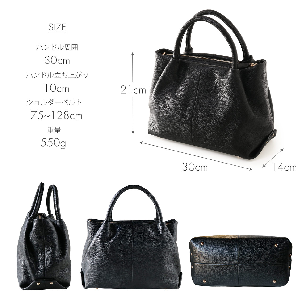 mieno（ミエノ） 本革 バッグ レディース mieno spira ブランド 牛革