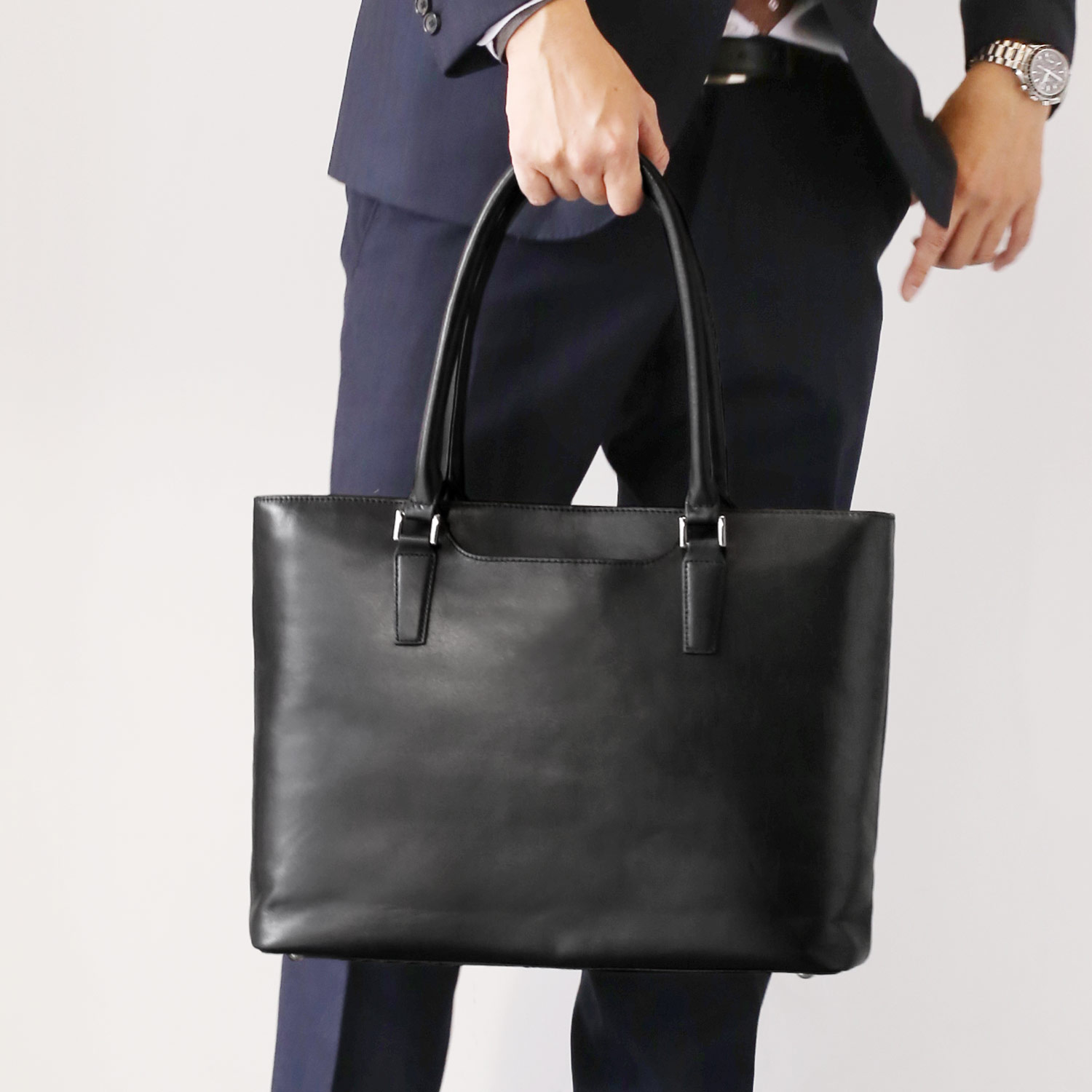 mieno（ミエノ） トートバッグ 大容量 メンズ 本革 ビジネスバッグ