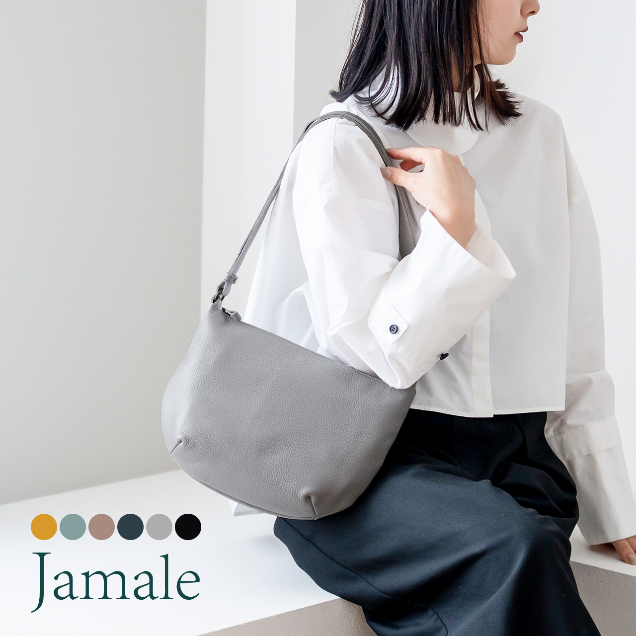 Jamale（ジャマレ） ＜爆買＞ショルダーバッグ レディース 日本製 牛革