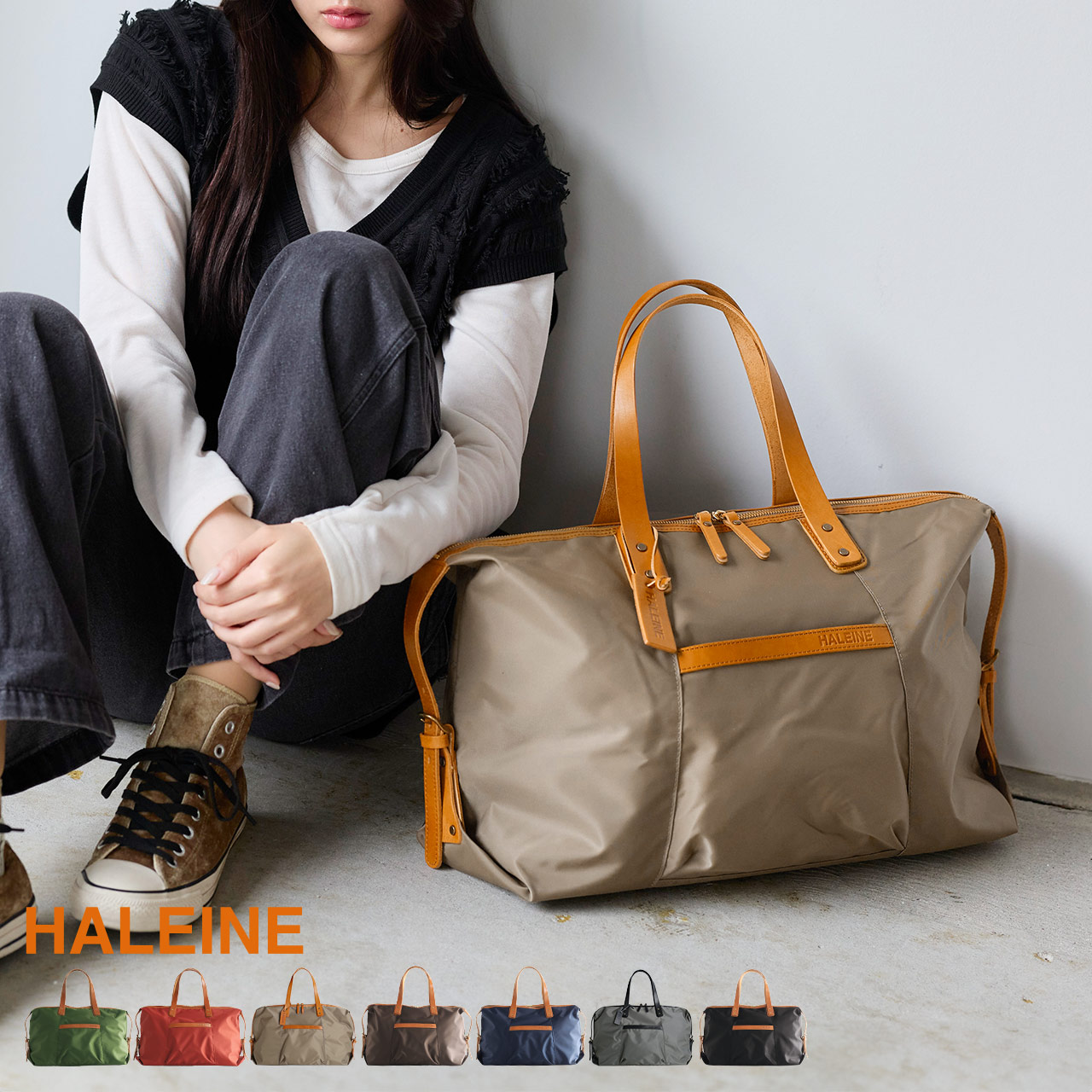 HALEINE（アレンヌ） [28h限定10%off]ボストンバッグ 旅行 レディース