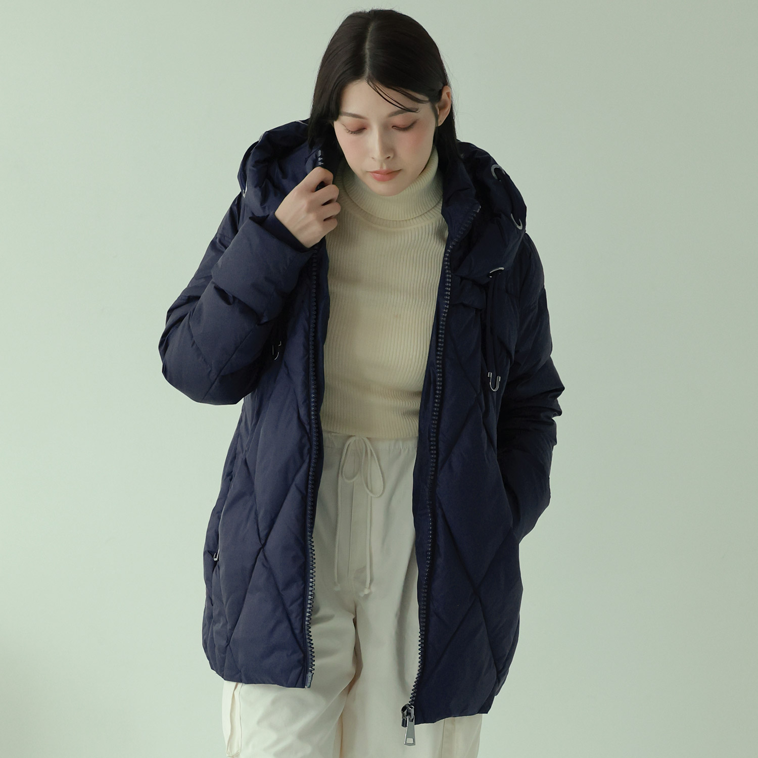 Filomo（フィローモ） ＜爆買＞ダウンコート レディース 洗える ミドル