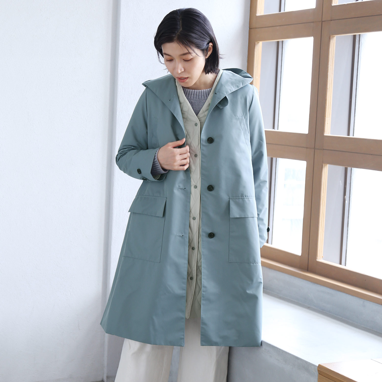 sankyo shokai（三京商会） ［期間限定価格］ライナー付き 撥水コート