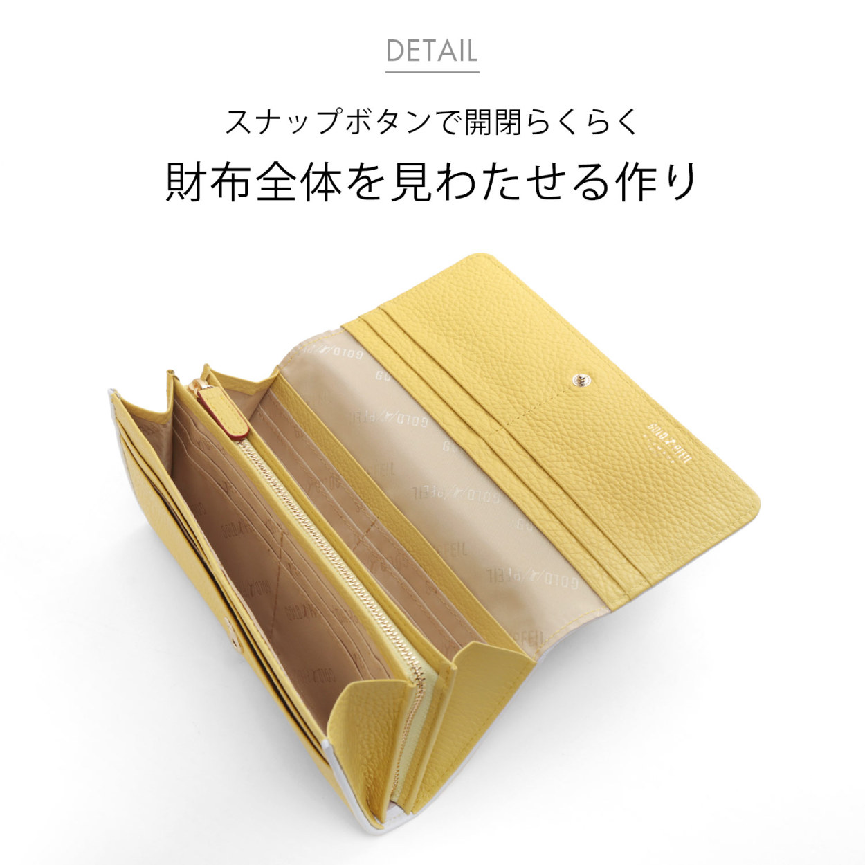GOLD PFEIL（ゴールドファイル） ＜爆買＞長財布 レディース 本革