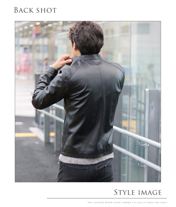 sankyo shokai（三京商会） ラムレザー シングル ライダース