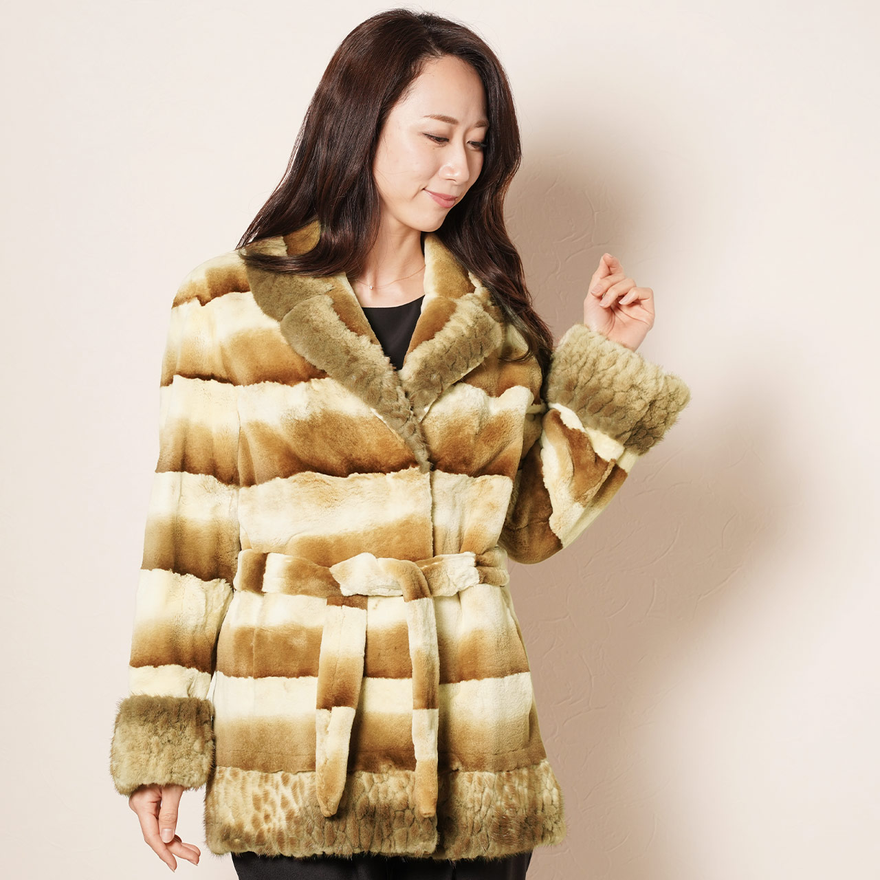 sankyo shokai（三京商会） ［毛皮 ファー］シャドウブラウン