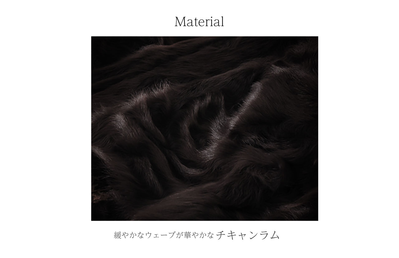 sankyo shokai（三京商会） ファーコート レディース チキャン ラム