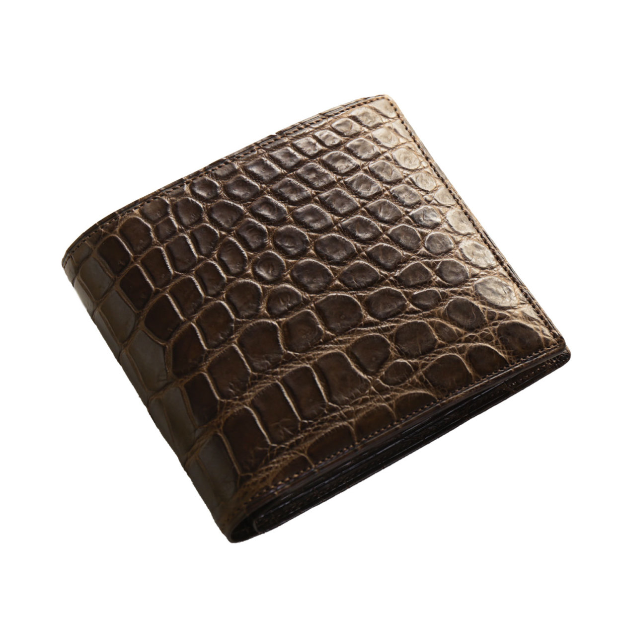 sankyo shokai（三京商会） ＜爆買＞折り財布 クロコダイル 日本製 二