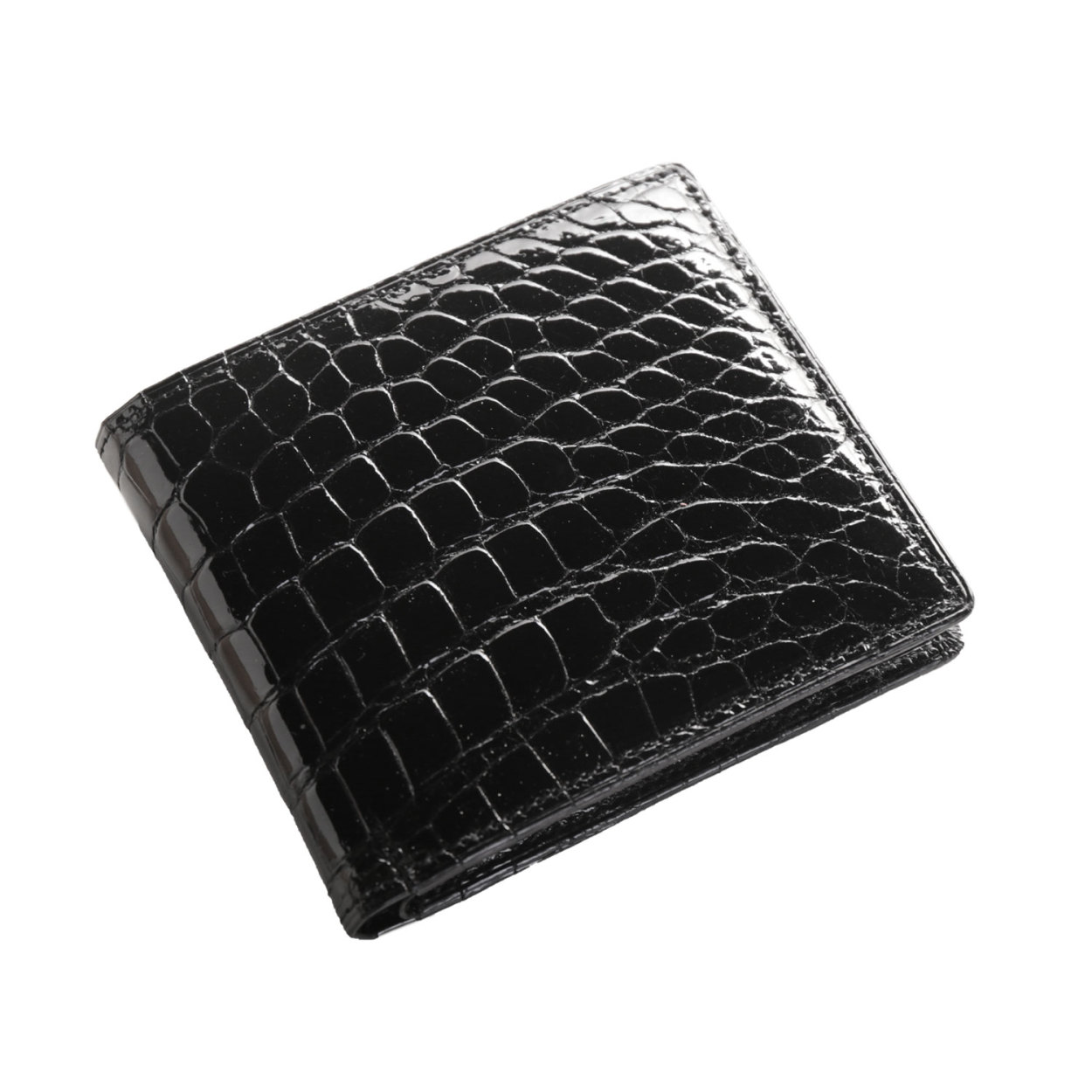 sankyo shokai（三京商会） ＜爆買＞折り財布 クロコダイル 日本製 二