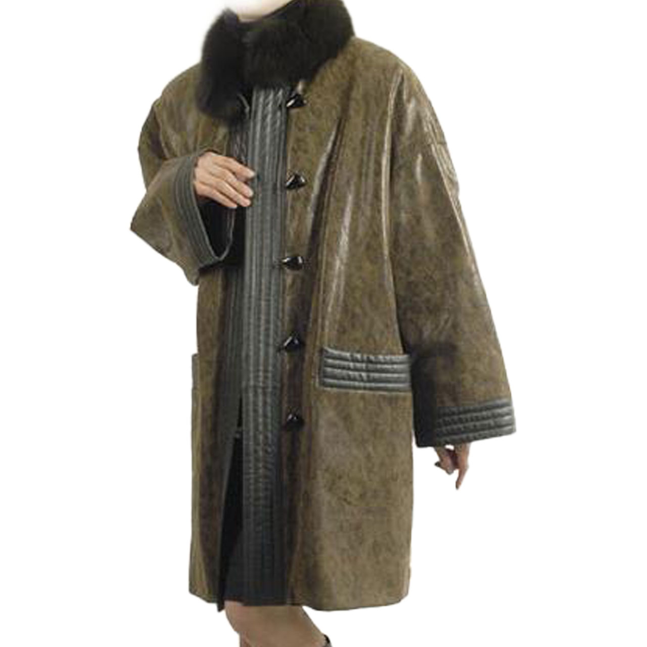 sankyo shokai（三京商会） ＜爆買＞本革ラムコート フォックス