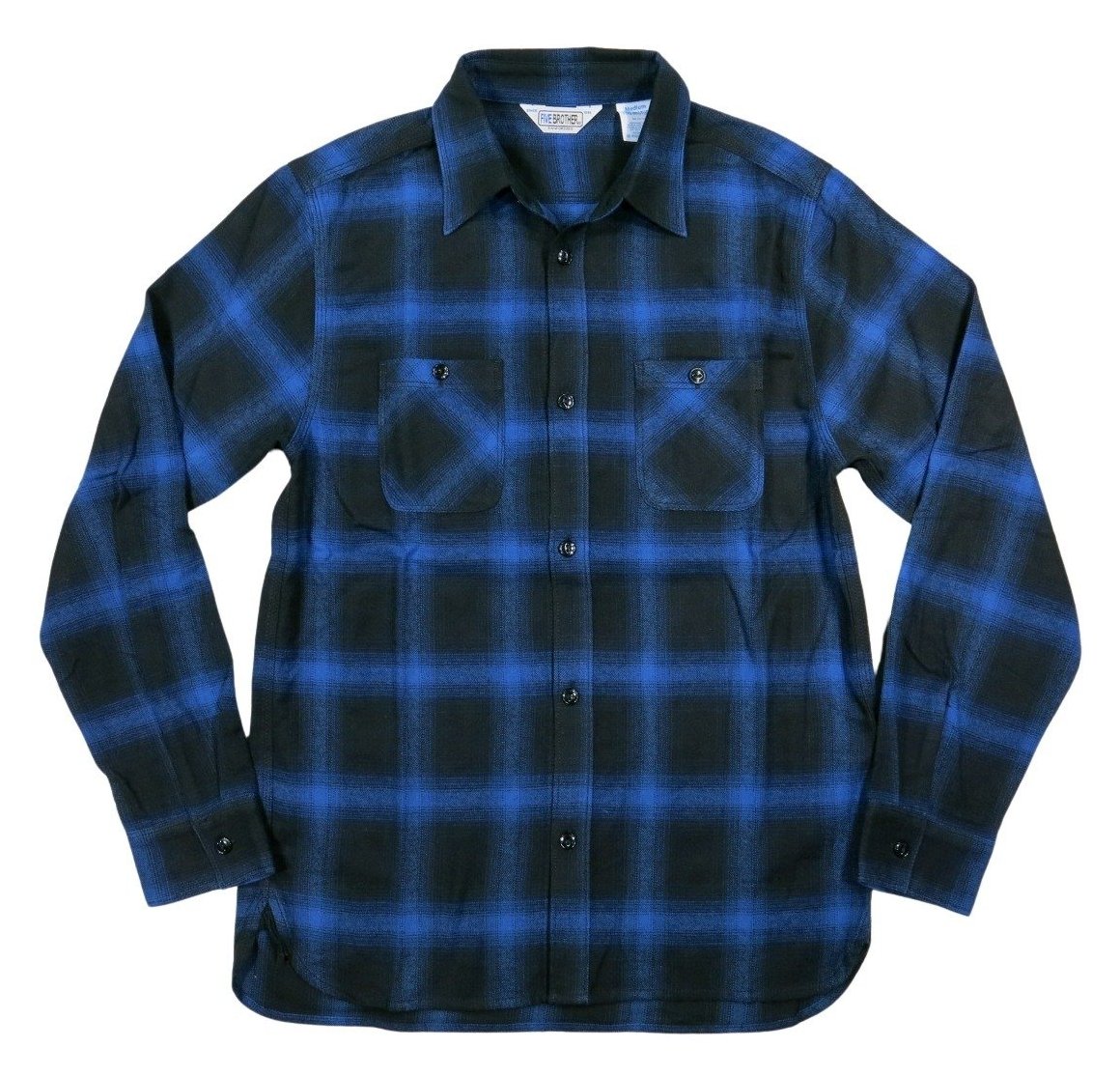 FIVEBROTHER（ファイブブラザー） オンブレチェック マチ付 長袖