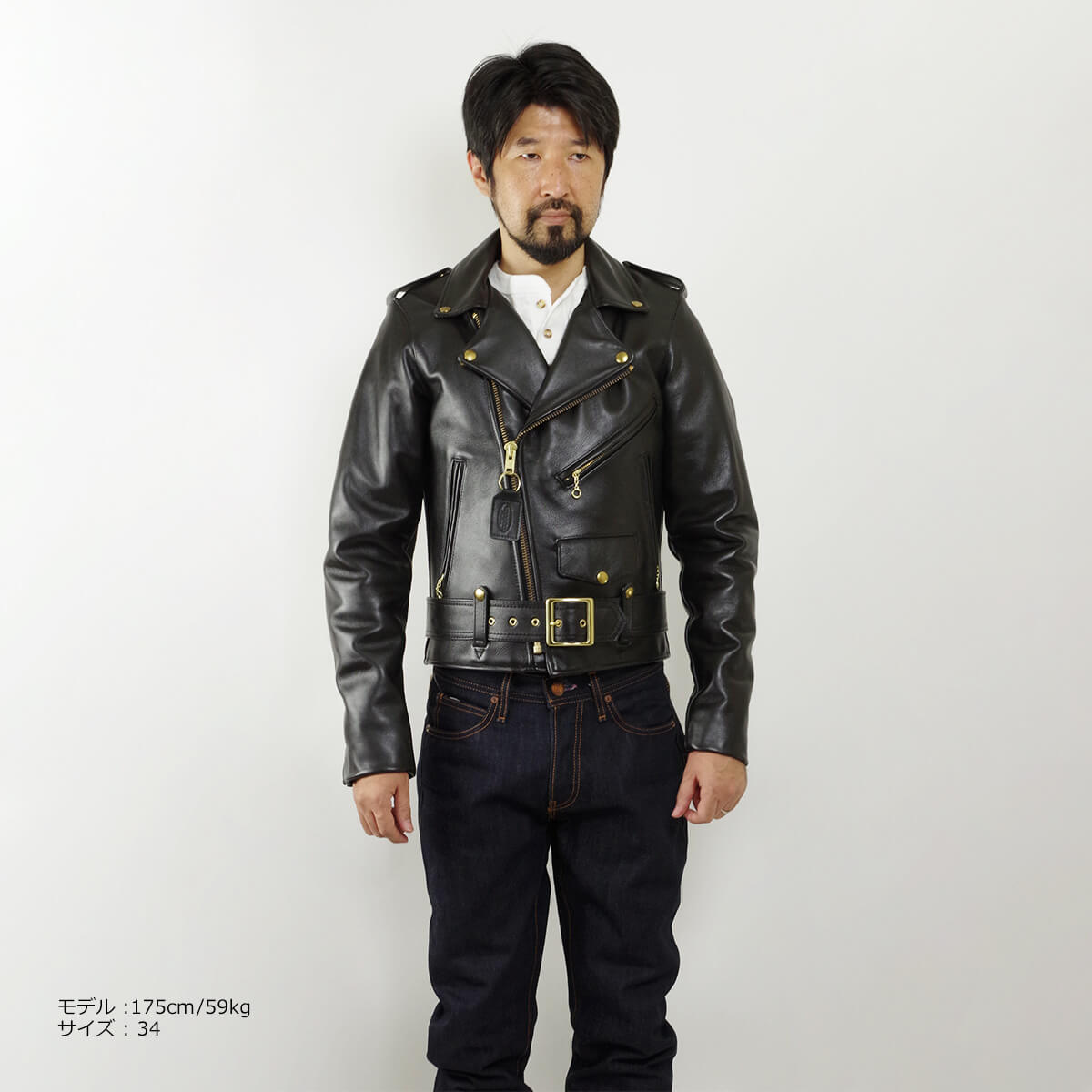 VANSON（バンソン） VANSON C2 ダブル ライダース ブラック アメリカ製