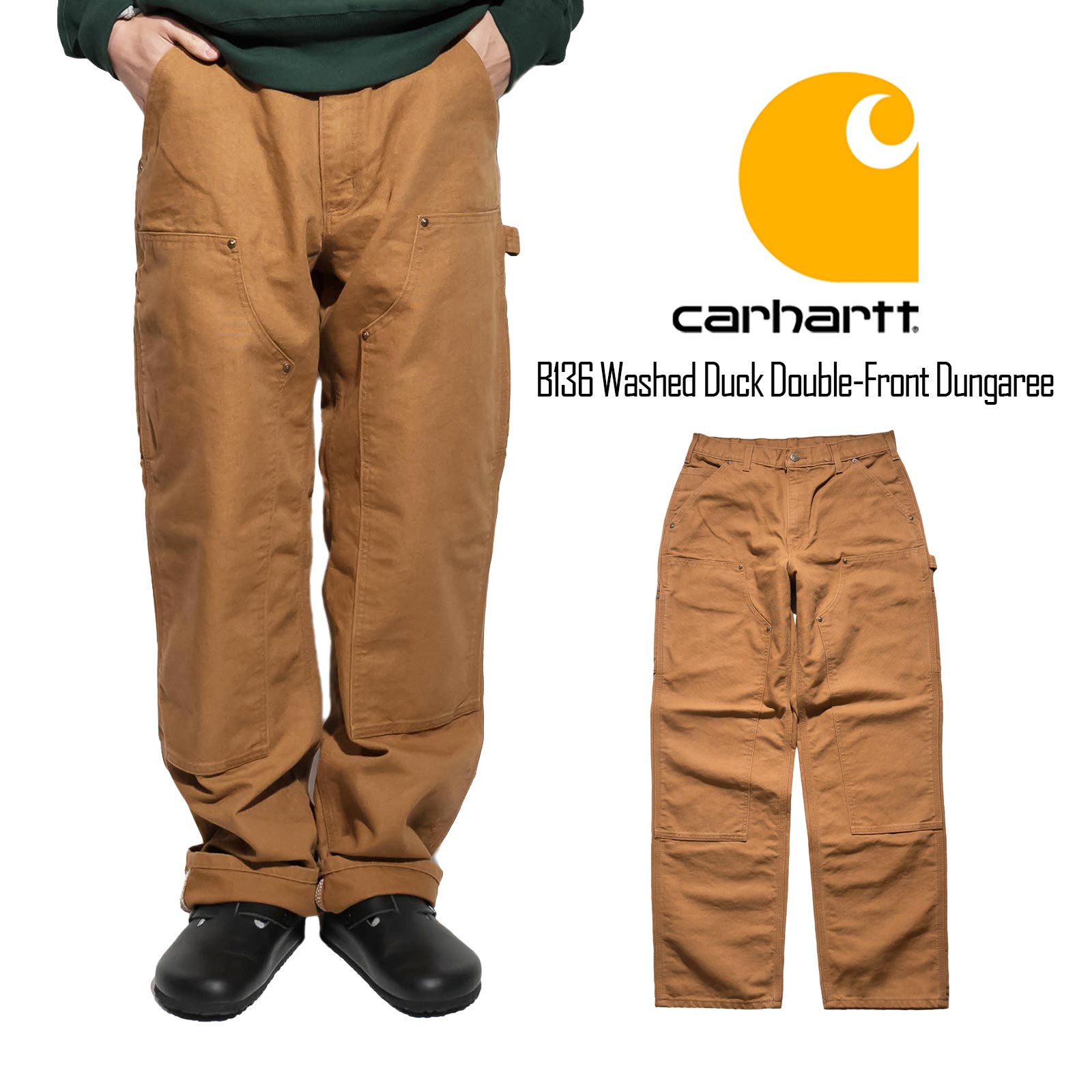 Carhartt（カーハート） Carhartt B136 ダブルフロント ウォッシュド
