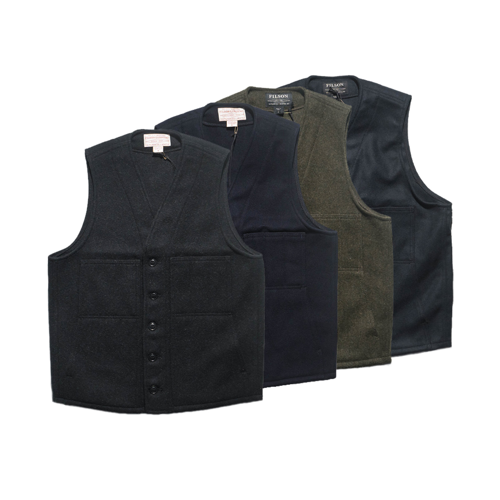 う*ん様 FILSON ダークグレー ベスト Sサイズ FILSON（フィルソン