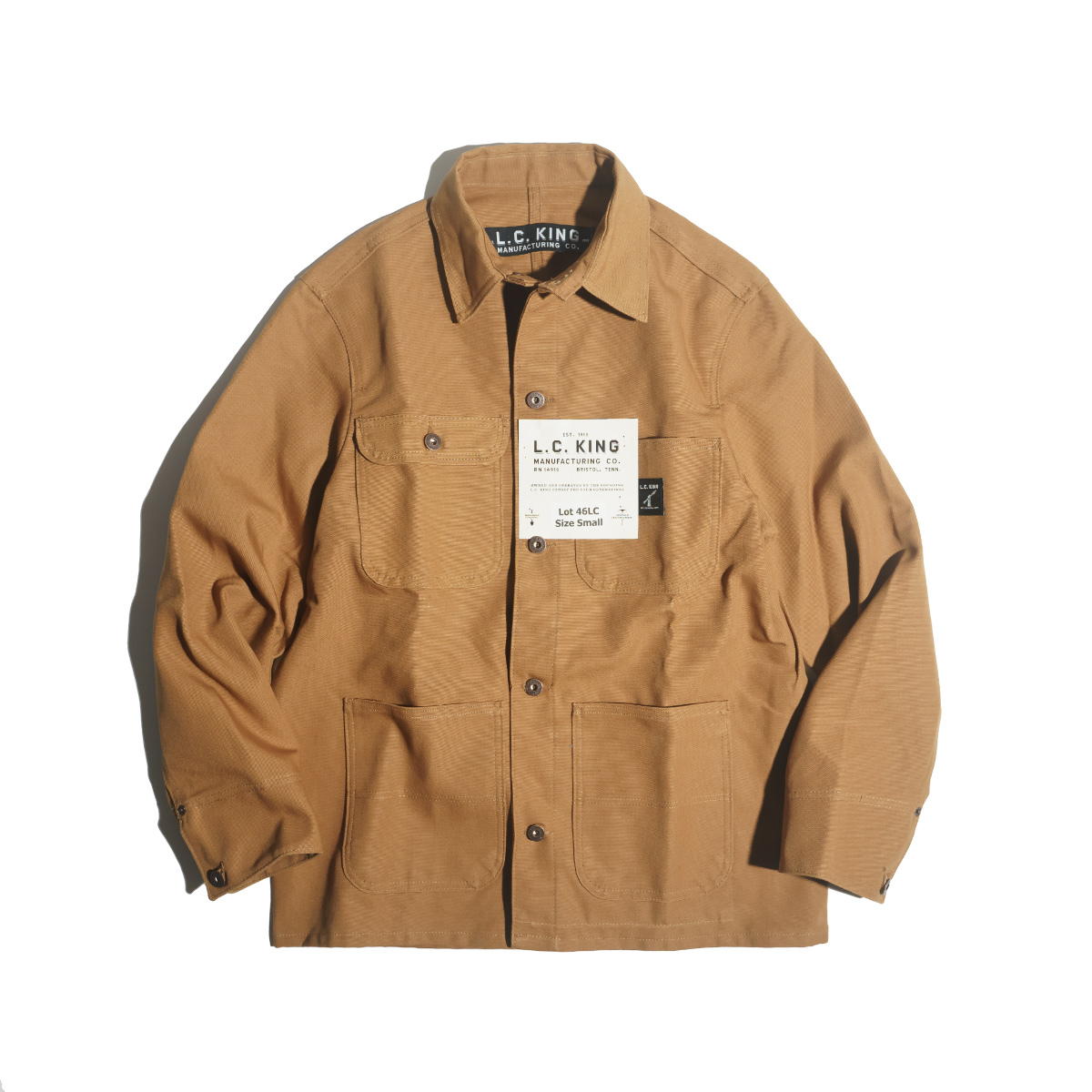 L.C.KING L.C.キング LOT46LC カバーオール ブラウン ダック
