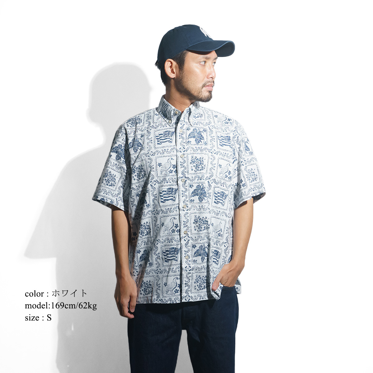 reyn spooner（レインスプーナー） 半袖 アロハシャツ フルオープン