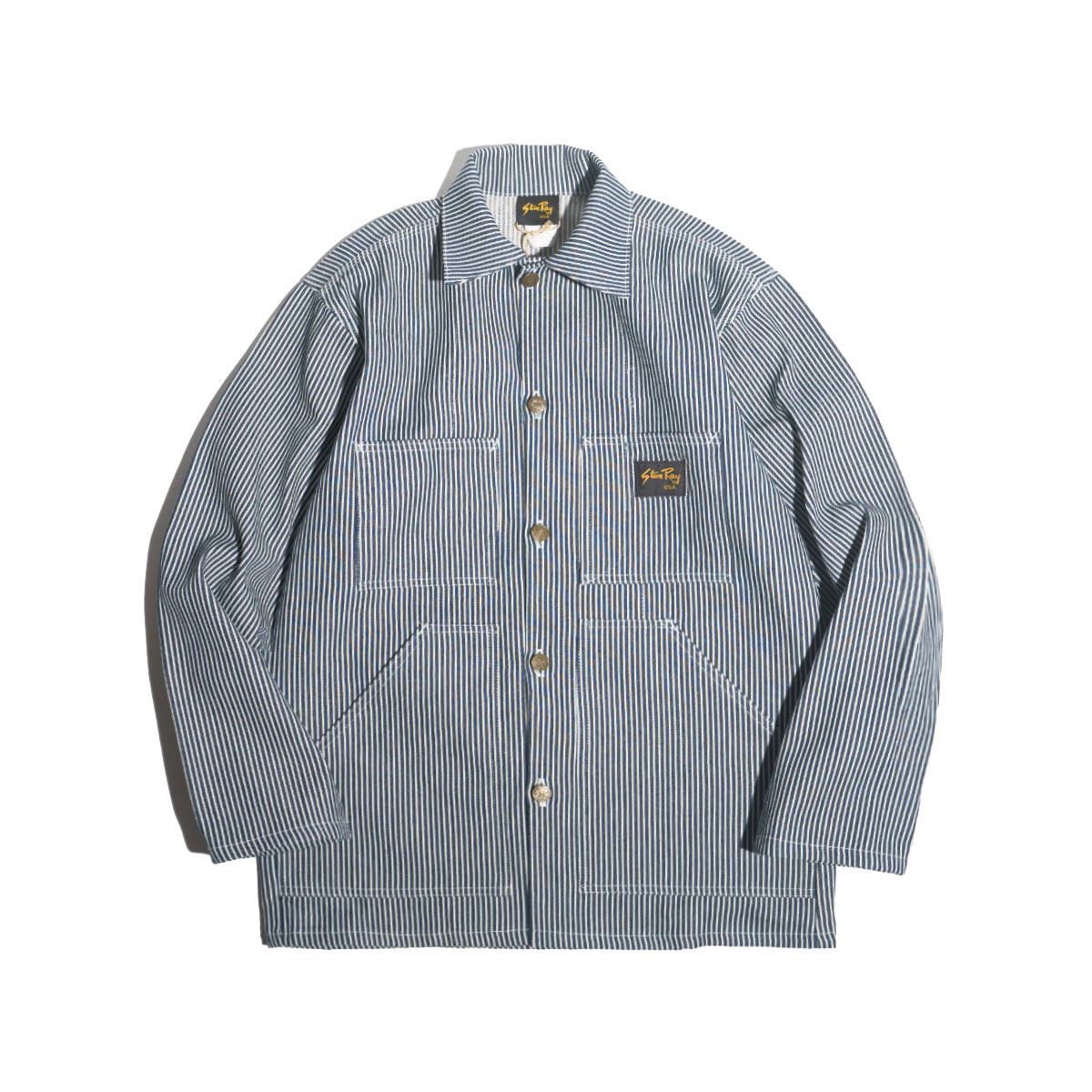 Stan Ray（スタンレイ） ショップジャケット ヒッコリーストライプ
