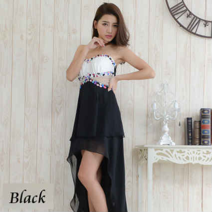 キャバドレス ロング キャバ ドレス テールカット Jewel ジュエル