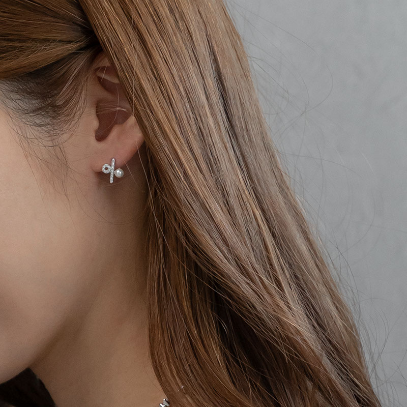 Jewel VOX ピアス 金属アレルギー レディース パール キュービック