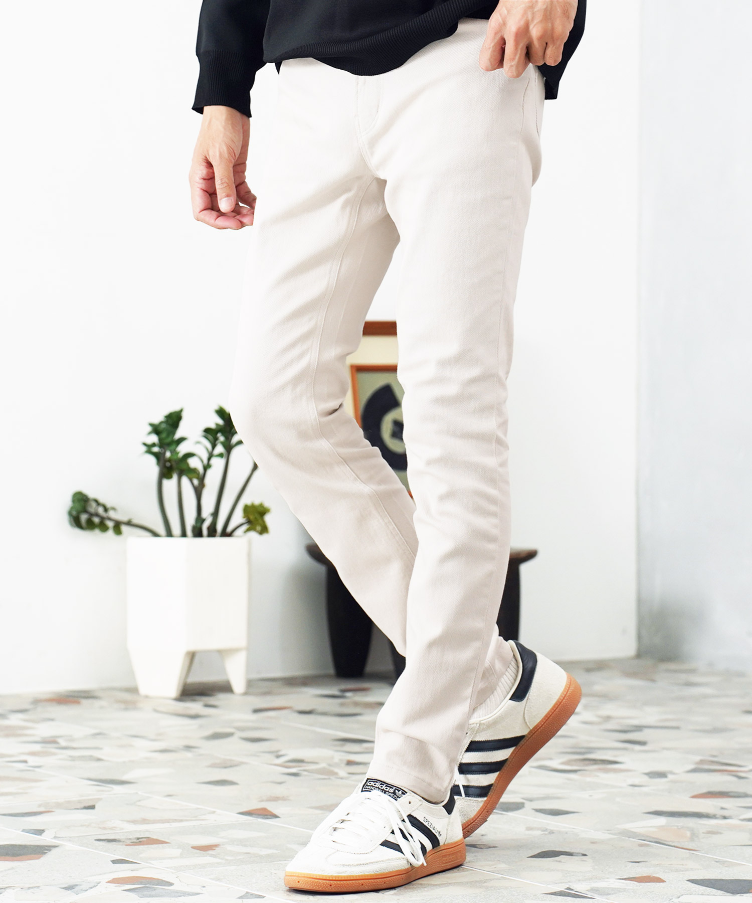 JIGGYS SHOP（ジギーズショップ） スキニーパンツ チノパン メンズ