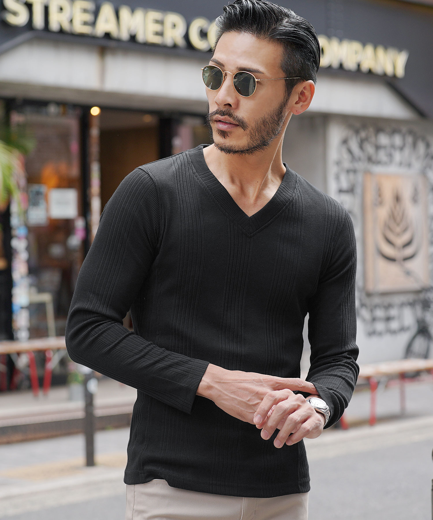 JIGGYS SHOP（ジギーズショップ） ロンT Tシャツ メンズ トップス