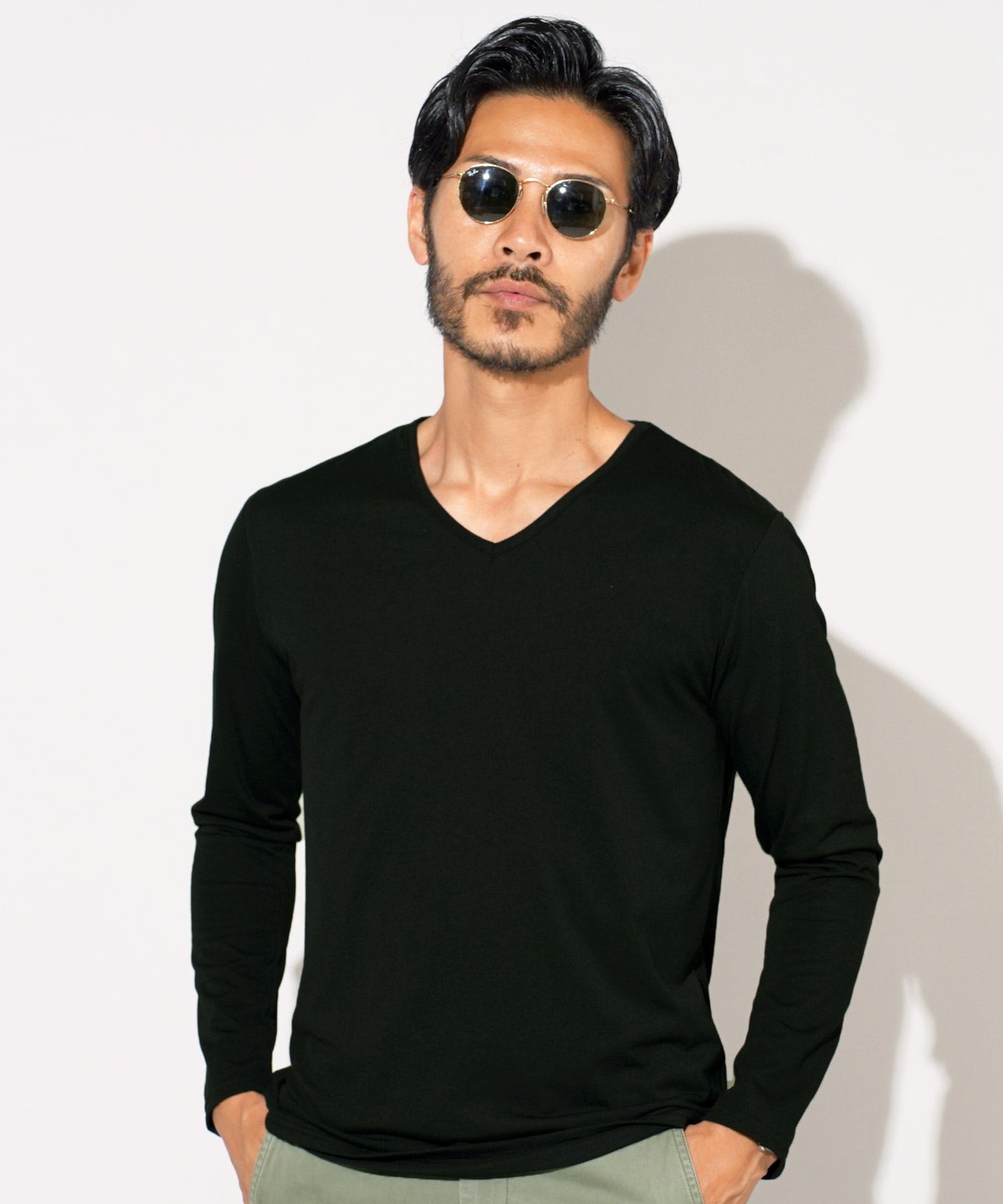 roshell（ロシェル） 【タダ割 3枚購入で内1枚分無料】ロンT Tシャツ