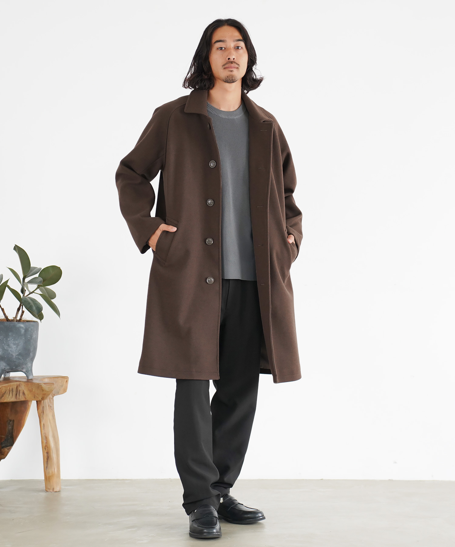 JIGGYS SHOP（ジギーズショップ） チェスターコート ステンカラー