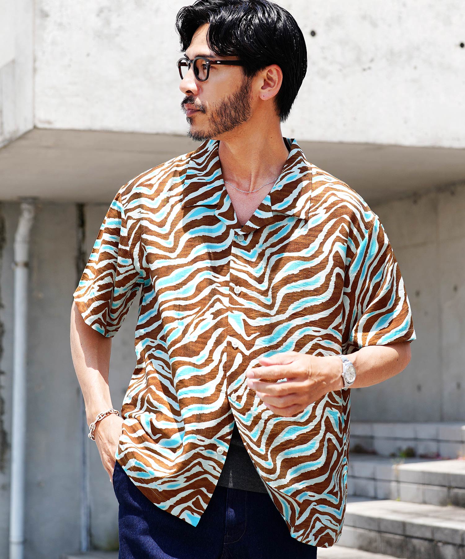 JIGGYS SHOP（ジギーズショップ） シャツ メンズ トップス 半袖シャツ