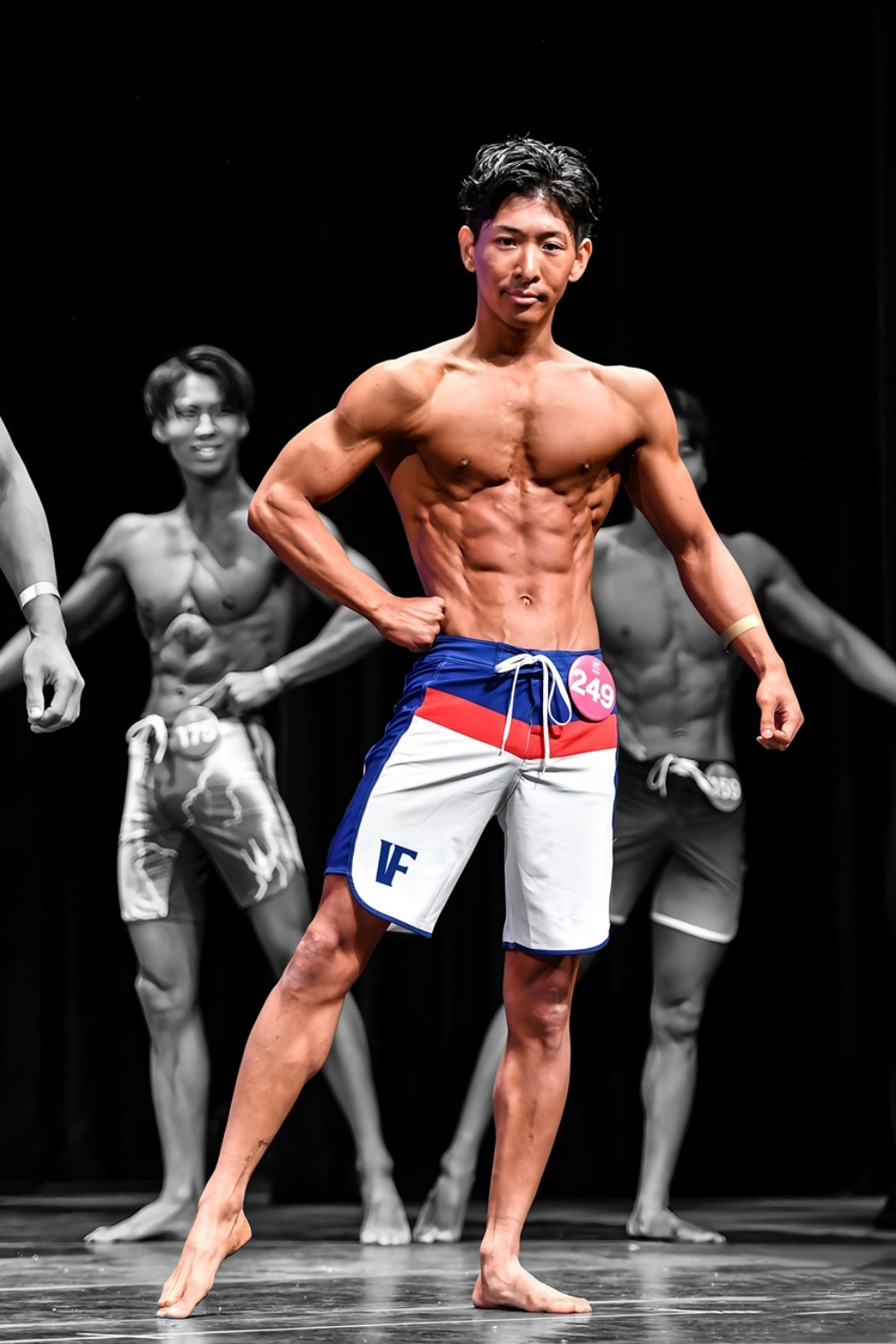 VEROMAN サーフパンツ フィジーク 水着 ボードショーツ サーフショーツ