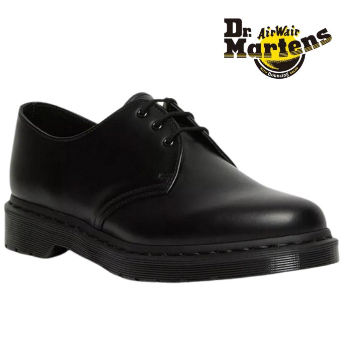 ドクターマーチン CORE 1461 MONO 3 EYELET SHOE BLACK 14345001