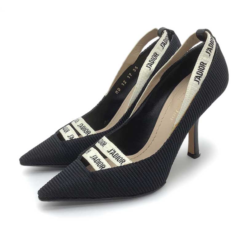 Christian Dior クリスチャン・ディオール パンプス ファブリック