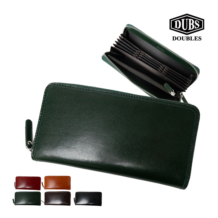 DOUBLES（ダブルス） 長財布 メンズ ラウンドファスナー 本革 革