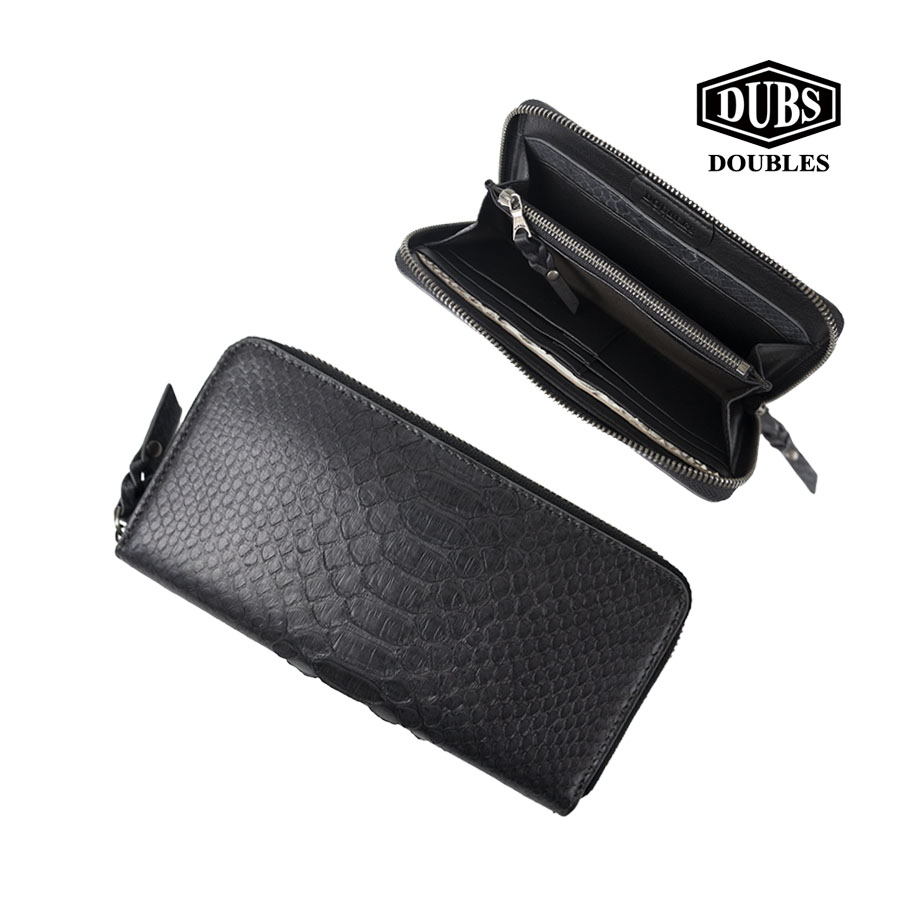DOUBLES（ダブルス） 財布 メンズ 長財布 本革 革 レザー パイソン