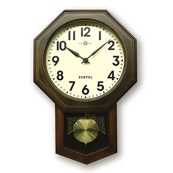 振り子時計 26cm 日本製 振り子 時計 仕掛け時計 クオーツ 壁掛け かけ