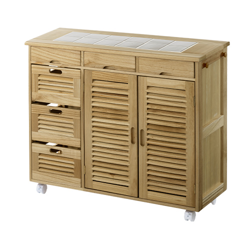 ぼん家具 食器棚 キッチンボード キッチン 収納 棚 ワゴン おしゃれ