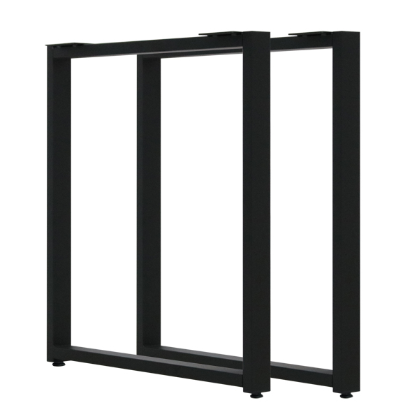 アイアン 脚 テーブル用 2本セット 高さ67 奥行き64 アイアンレッグ 鉄