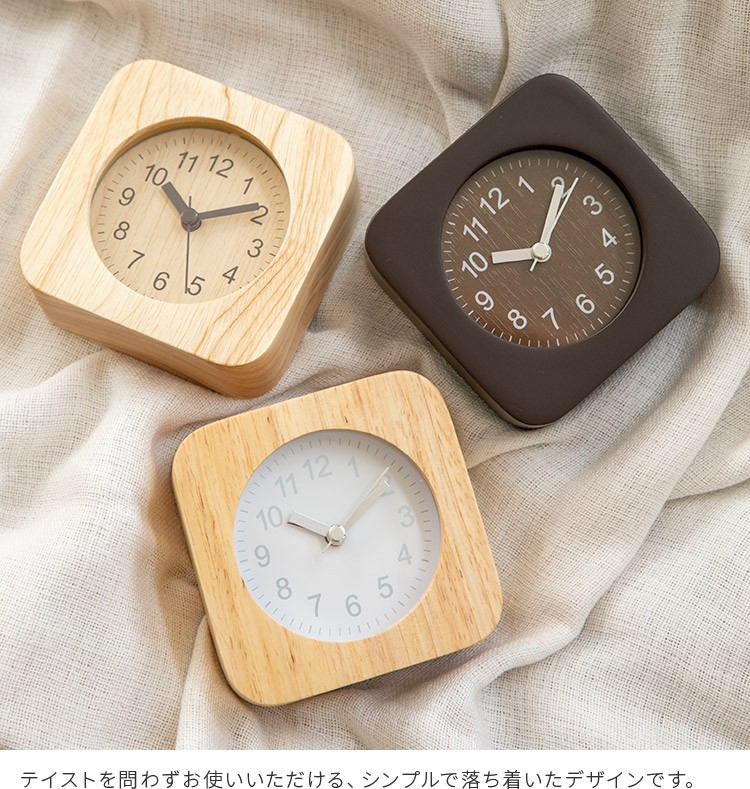 E-3 昭和レトロ シチズン 木枠 木製 置時計 目覚まし時計 置型 時計 E