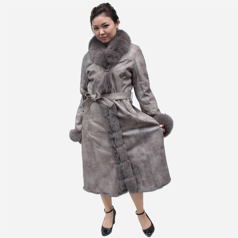 フランスパリの有名ブランドメーカー 毛皮コート レディース ラビット