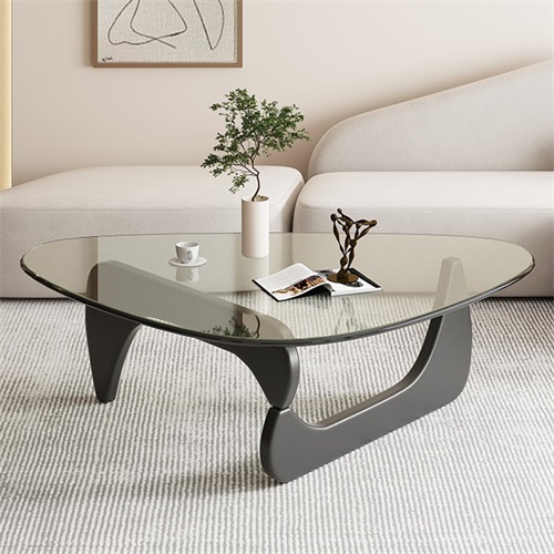 レビュー特典・センターテーブル ガラステーブル ローテーブル 三角形