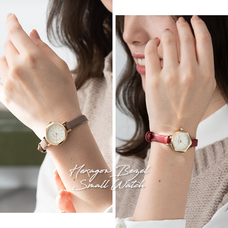 腕時計 レディース 3気圧防水 六角形 オクタゴンケース おしゃれ 仕事