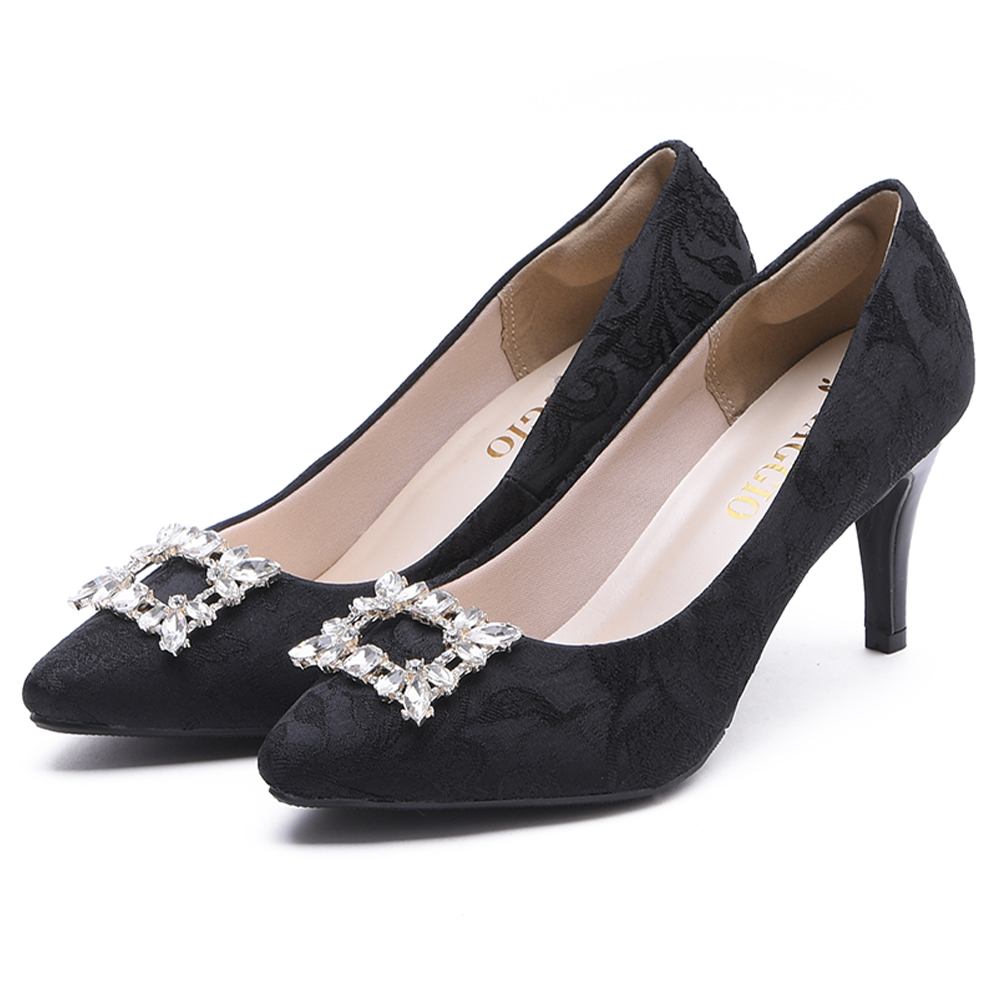 パンプス ハイヒール 痛くない 歩きやすい ポインテッドトゥ 柔らかい