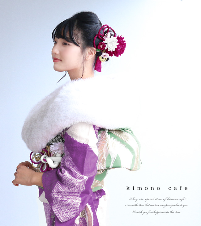kimono cafe（キモノカフェ） レンタル Sランク 振袖用 フォックス