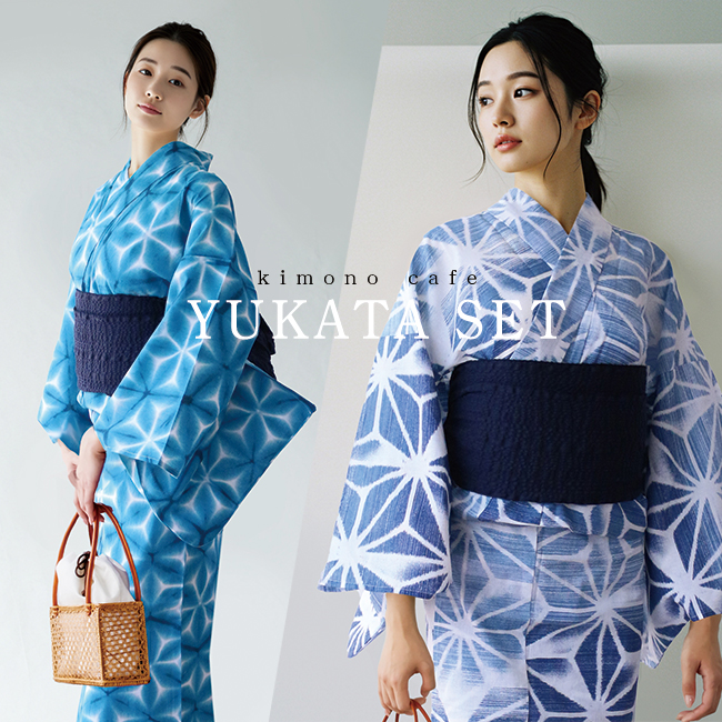 kimono cafe（キモノカフェ） 大人の浴衣 綿麻浴衣 単品 レディース 8