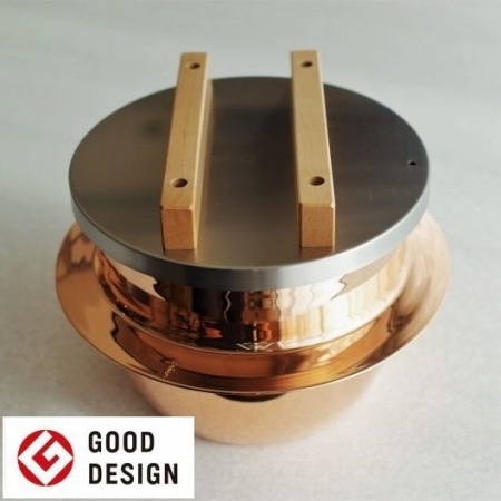 羽釜 5合用 純銅製 ごはんはどうだ！ 炊飯器 新光金属 燕 コンロ 直火