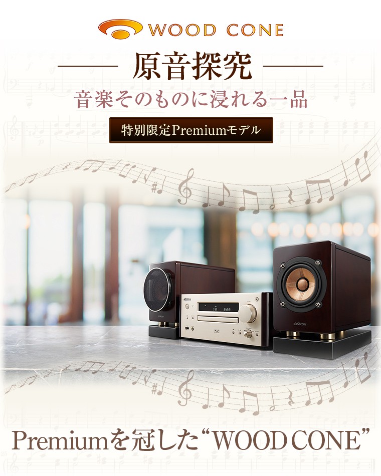 WOOD CONE Victor JVCケンウッド ウッドコーン EX-HR10000 ミニコンポ
