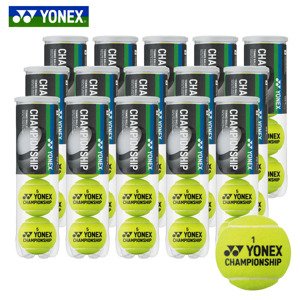YONEX（ヨネックス） テニスボール チャンピオンシップ 1箱60球/5