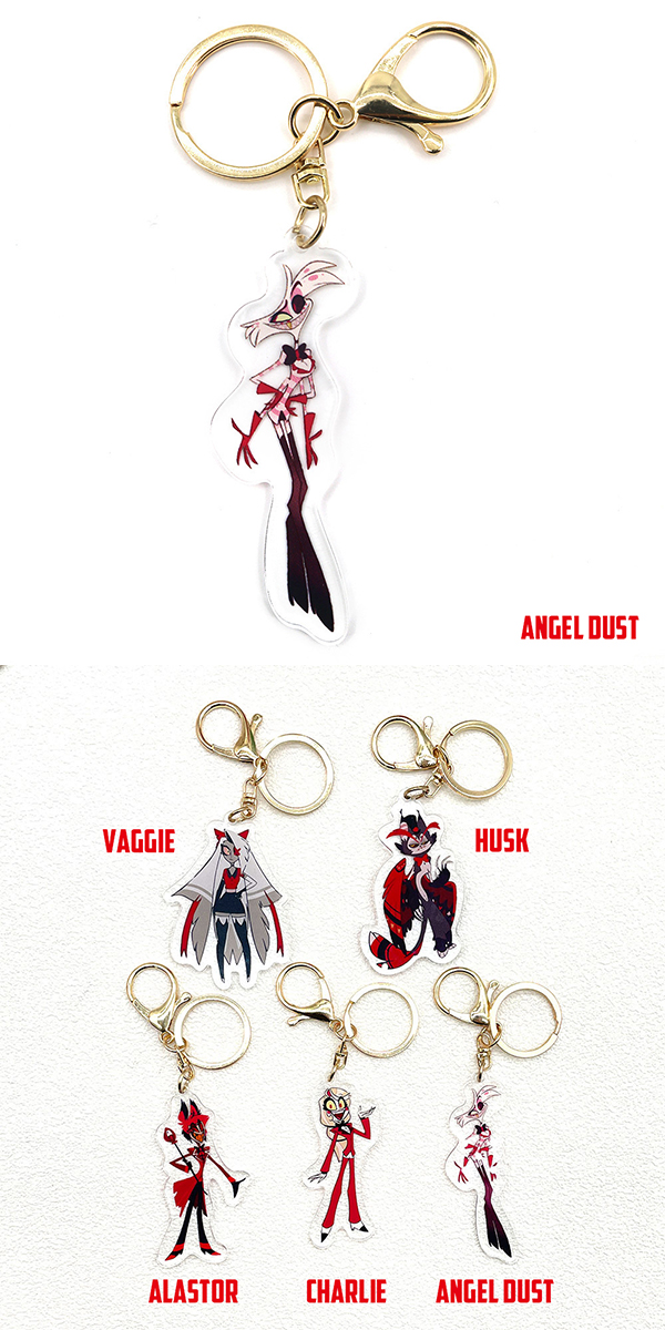 ハズビンホテルへようこそ！ アクリル キーホルダー キーリング Hazbin