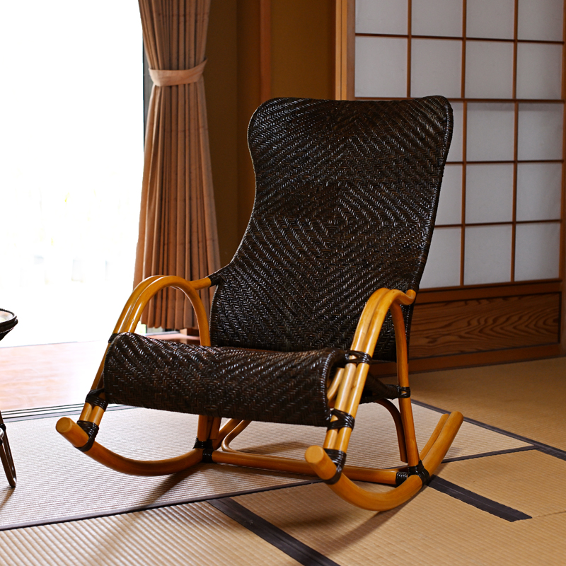 ロッキングチェア 籐の椅子 ラタン おしゃれ 和風 アジアン C100CB