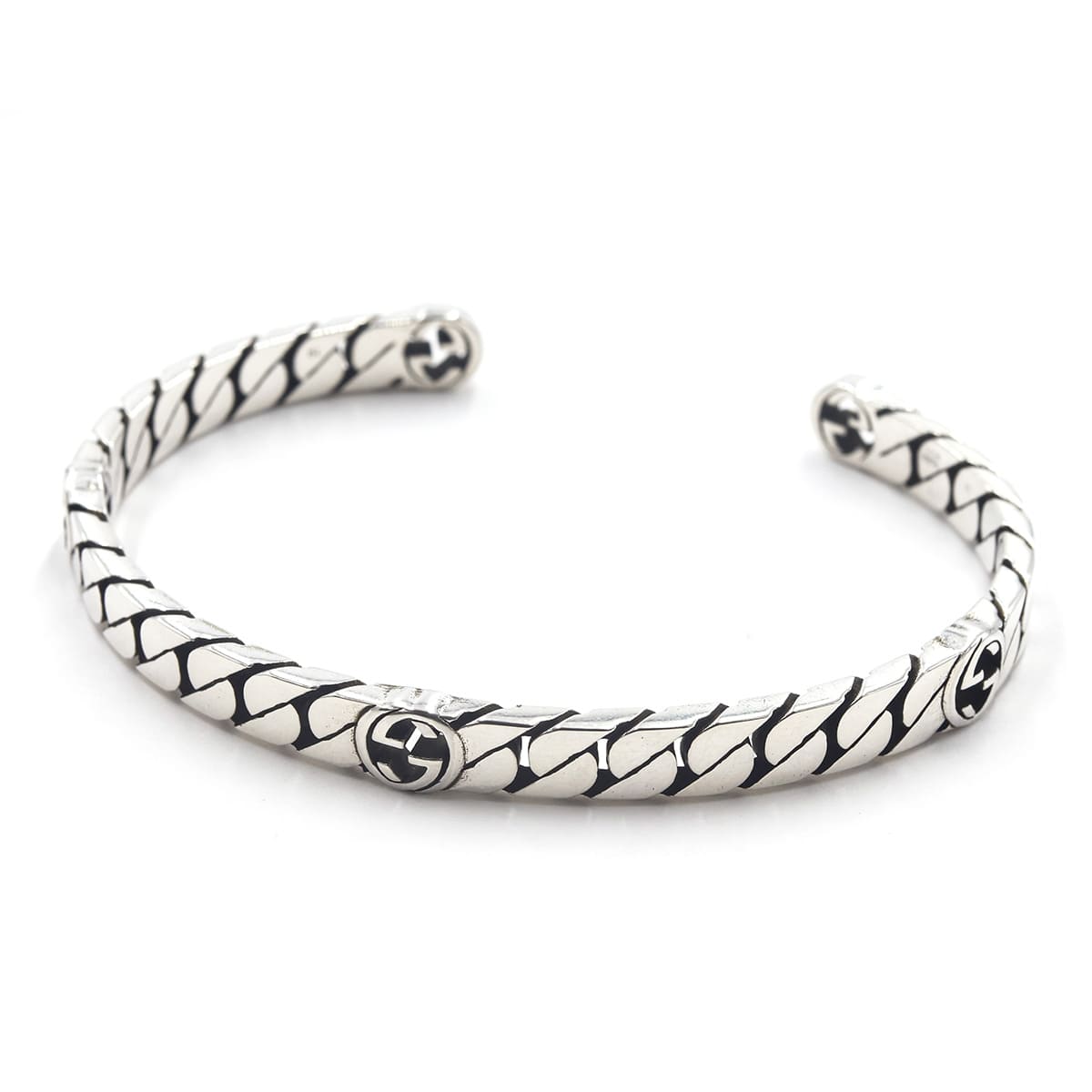 グッチ ブレスレット メンズ シルバー 925 GUCCI レディース バングル