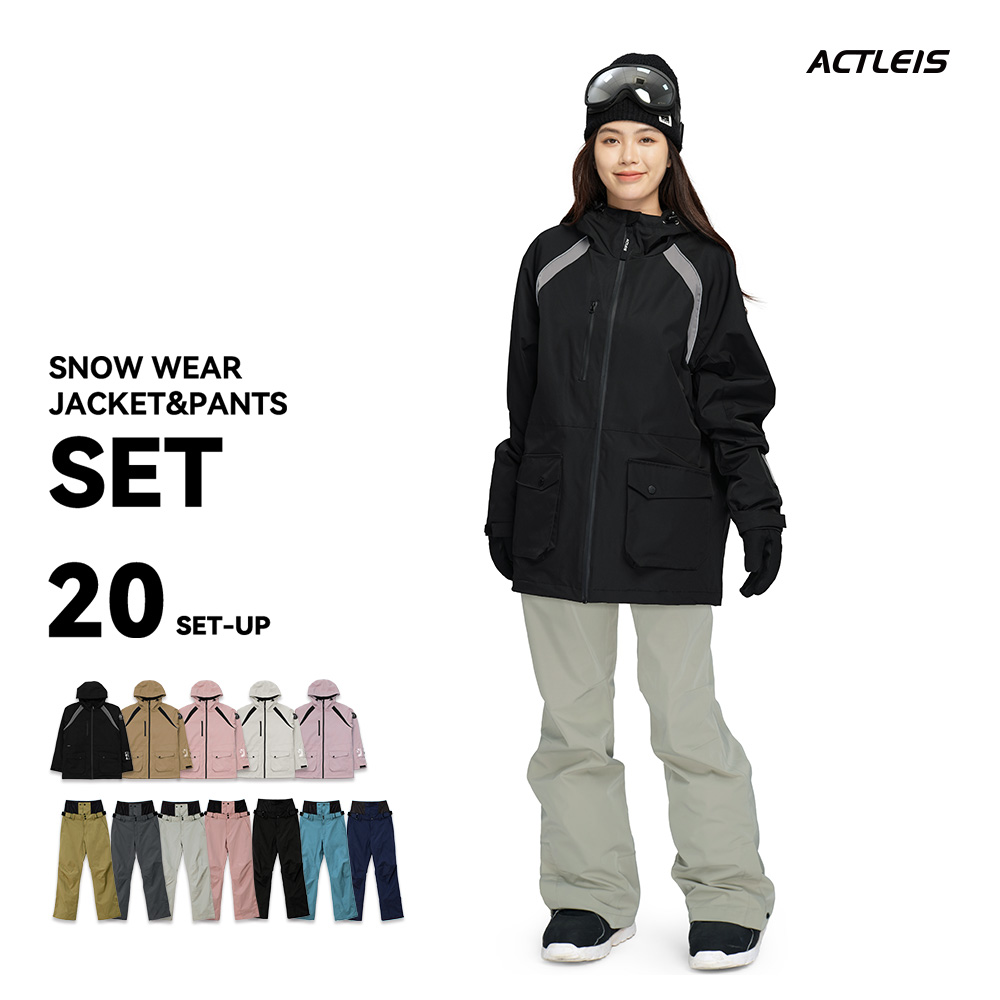 ACTLEIS（アクレイス） スキーウェア スノーボードウェア レディース