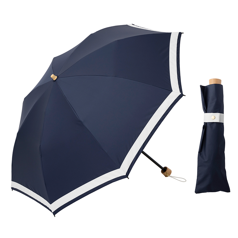 Lieben（リーベン） 日傘 折りたたみ 晴雨兼用 レディース リボン付き